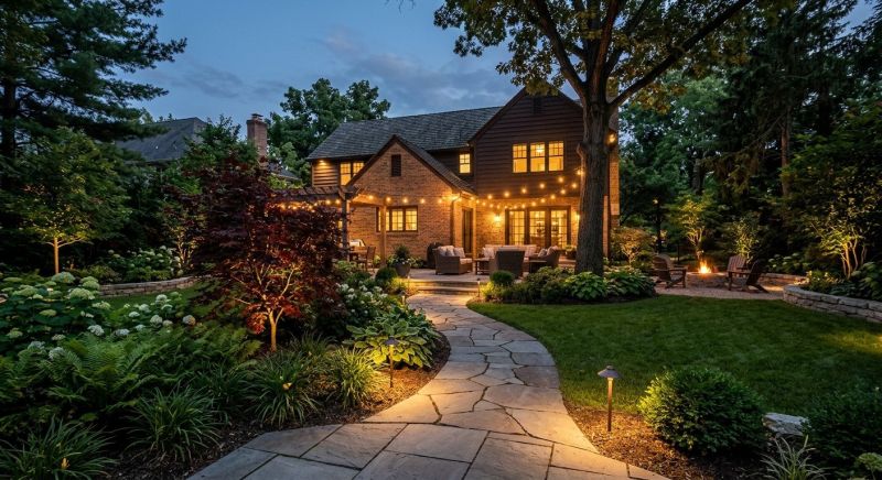 Landscape Lighting Installation in Kansas City, KS