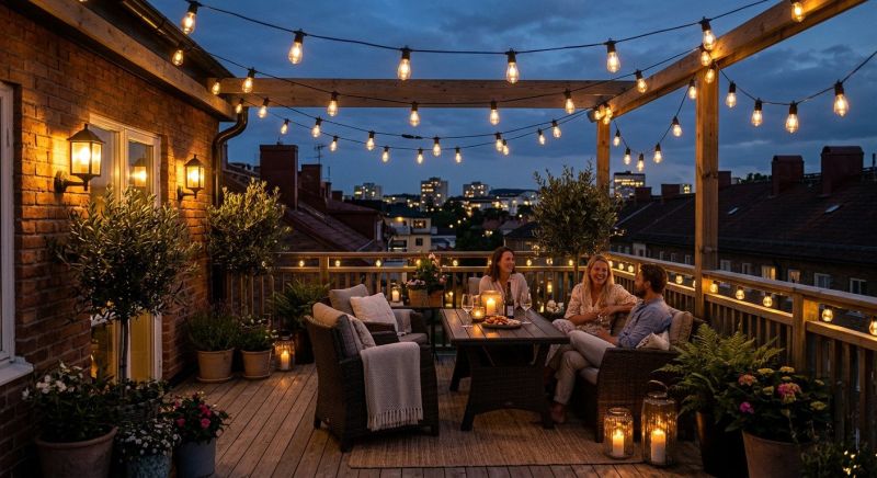 Patio Lights Installation in Denver, CO