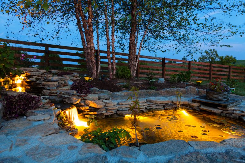 Pond Lighting Installation in Pasadena, CA