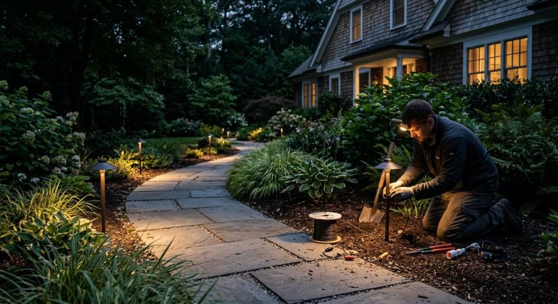 Step Lighting Installation in Kansas City, MO