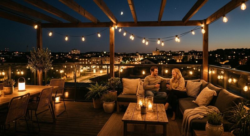 Terrace Lighting Installation in Denver County, CO